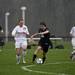 Huron junior Kelsey Trulik handles the ball in the game against Dexter on Tuesday, April 23. Daniel Brenner I AnnArbor.com